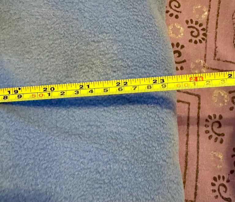 Pet beanbag blue fleece