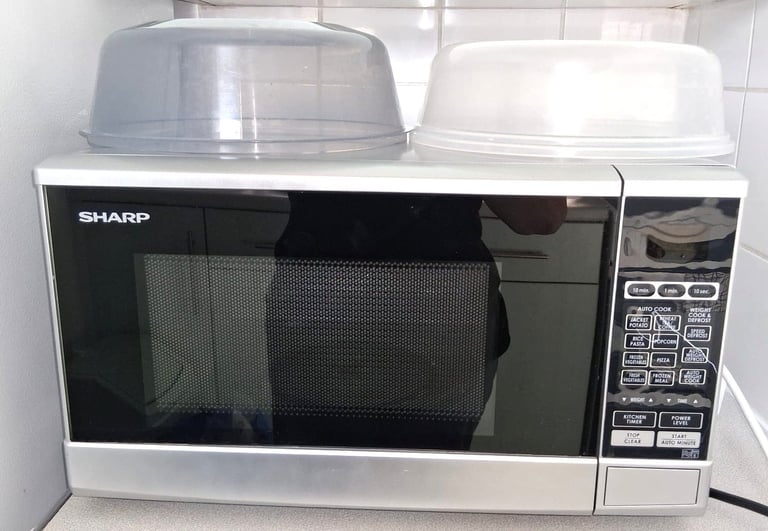 image for SHARP MICROWAVE SILVER 800E WORKING PERFECTLY