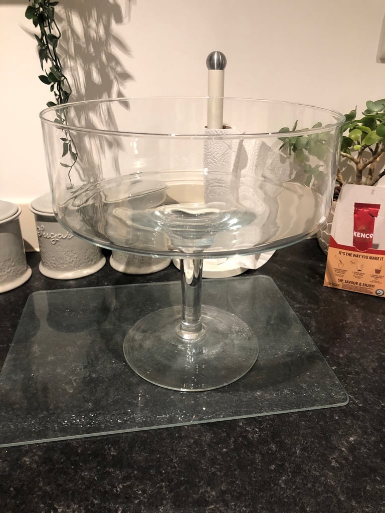 image for Large glass display bowl 