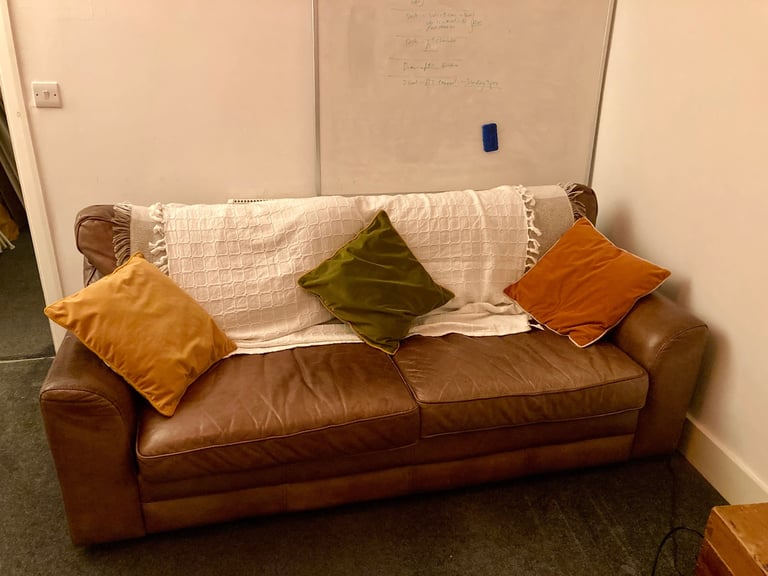 Comfy Leather Sofa