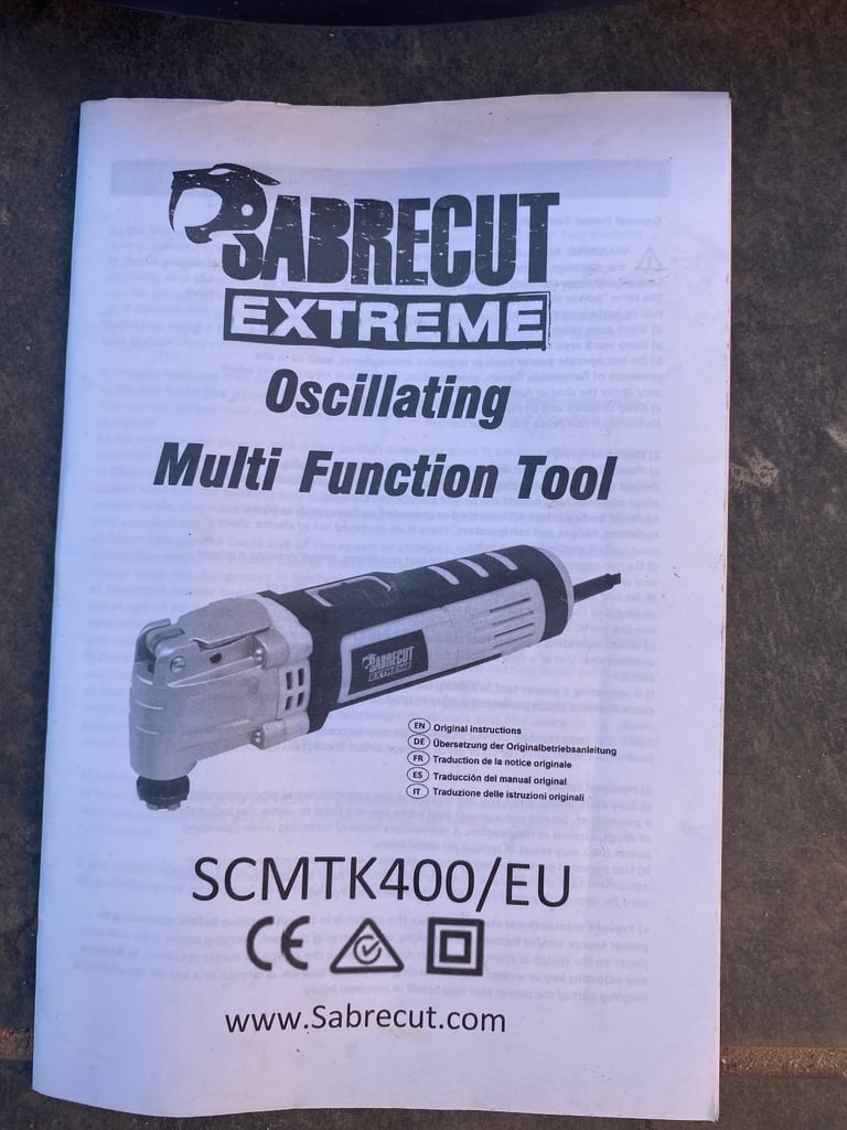 400W Sabrecut Oscillating Multi Tool mains powered 