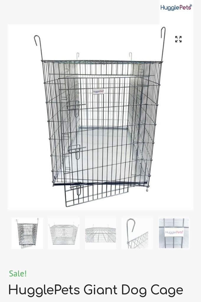 Giant dog crate