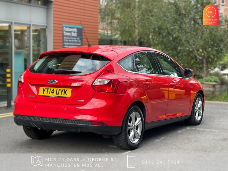 2014 Ford Focus 1.0 125 EcoBoost Zetec 5dr HATCHBACK Petrol Manual