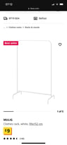 3 rails from ikea … white .. only used for afew weeks