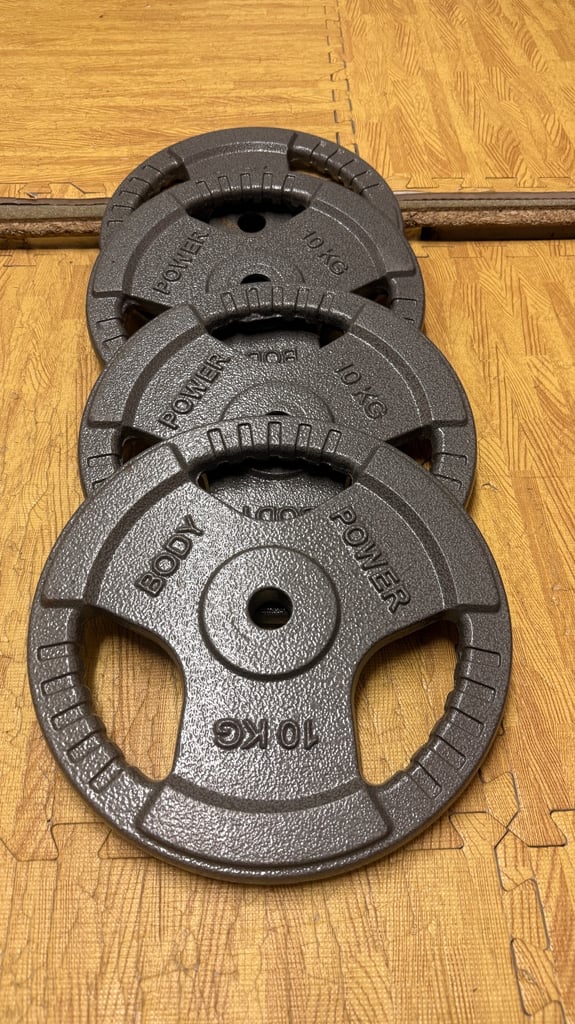 4x 10kg Weight Plates 