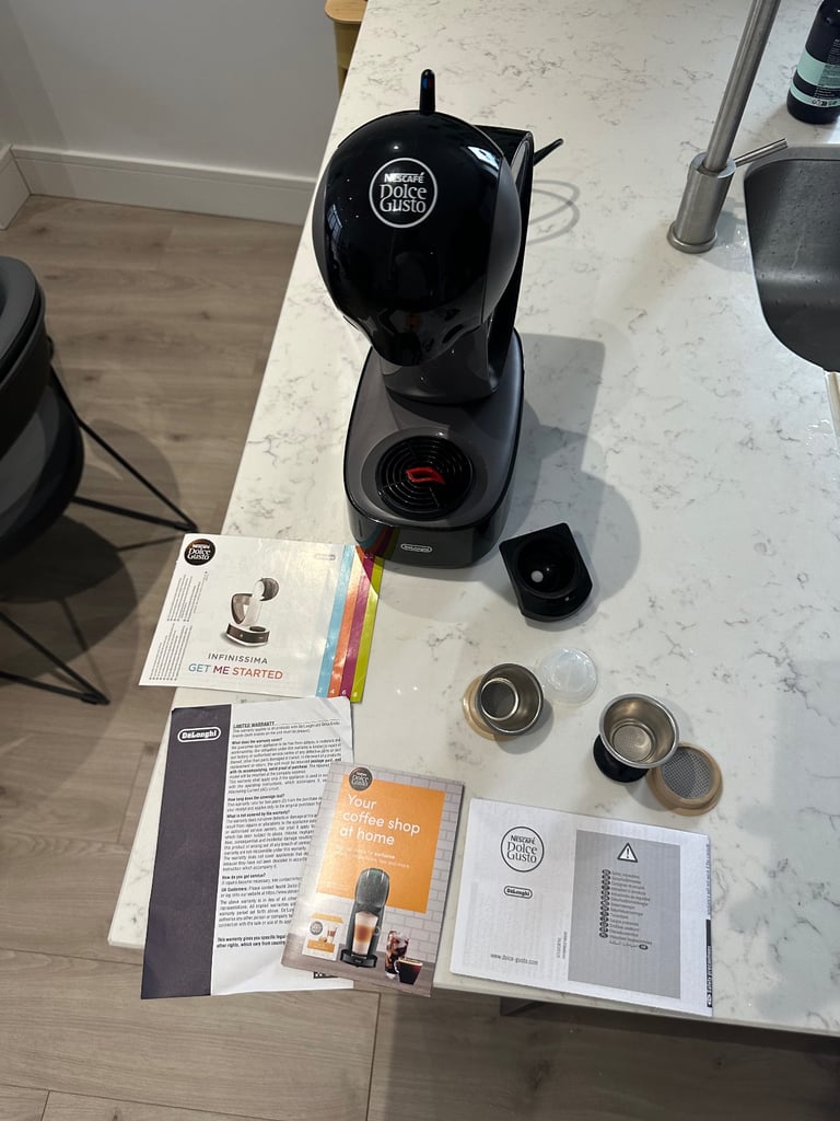 Dolce Gusto Infinissima Coffee Machine + Reusable Pods