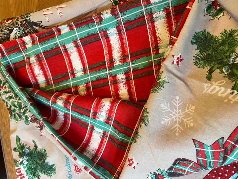 Christmas double duvet cover + pillowcases