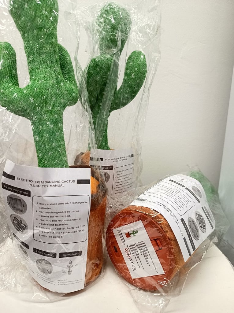  Dancing Cactus Plush Toy, Singing Cactus, Plush Inter