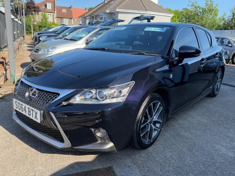 2014 Lexus CT 1.8 200h F Sport CVT Euro 6 (s/s) 5dr Hatchback PETROL/ELECTRIC Automatic
