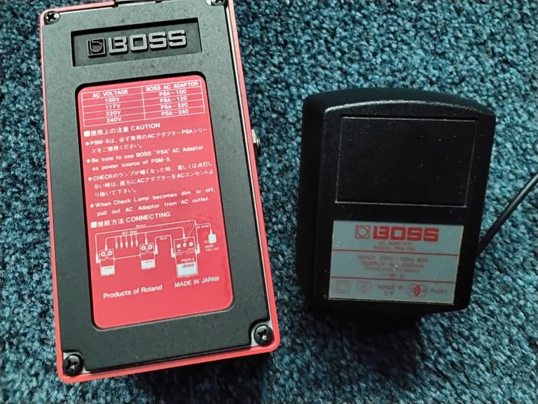 Boss PSM 5  power supp.y master switch