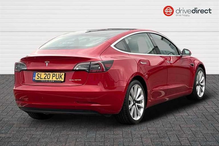 2020 Tesla Model 3 (Dual Motor) Long Range Saloon 4dr Electric Auto 4WDE (346 ps) Saloon Electric...
