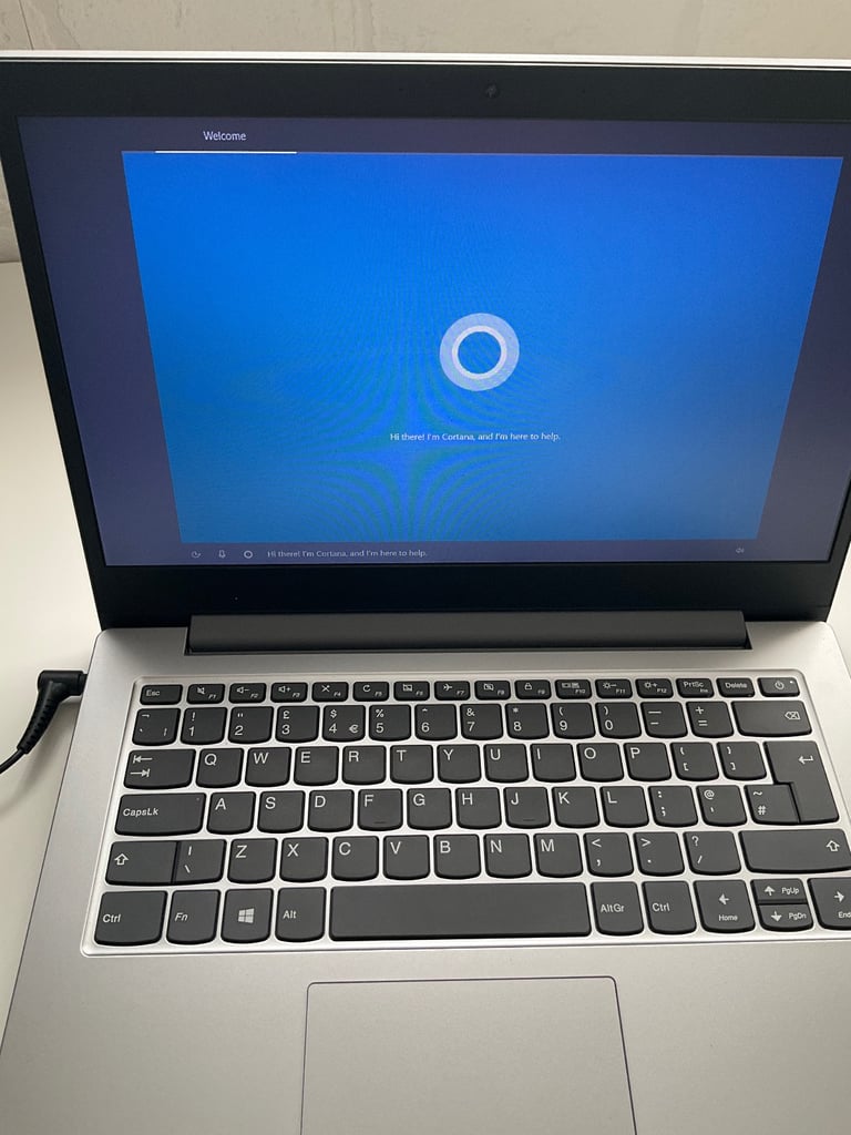 Lenovo silver laptop windows 10