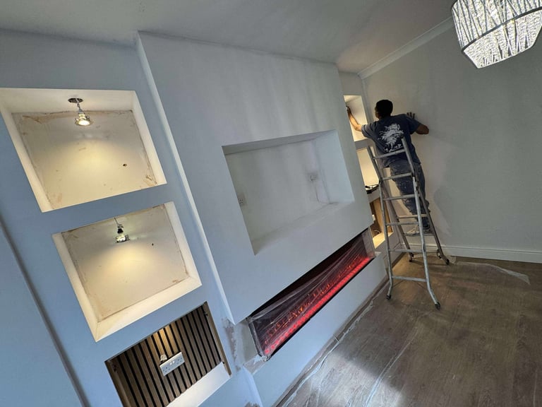 Media wall TV stands