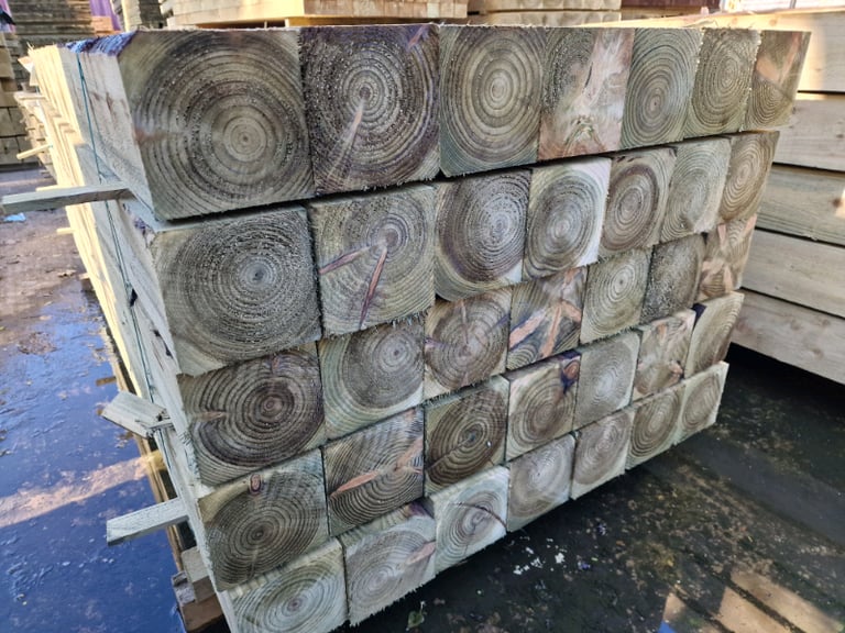 💙 6x6 TIMBER GATE POSTS in Hull, East Yorkshire Gumtree