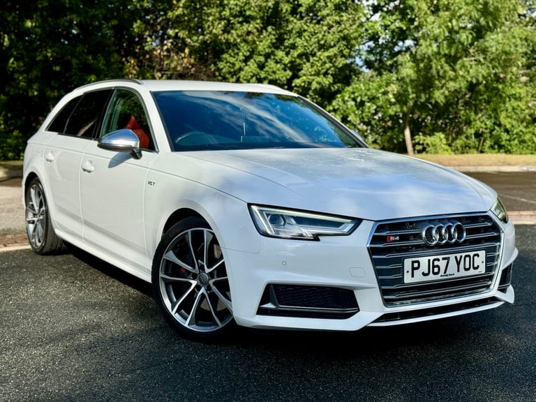 67 2017 AUDI S4 AVANT 3.0 TFSI QUATTRO 354PS Tiptronic ESTATE PETROL+RED LEATHER
