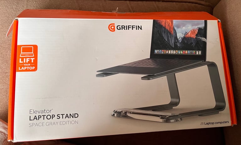 image for Griffen Elevator Stand Space Grey 