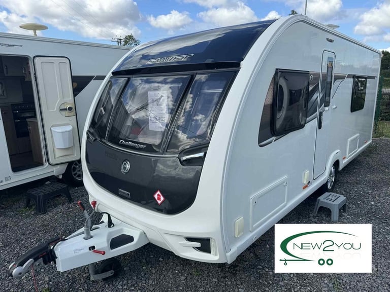 image for 2018 Swift Challenger 565 4 Berth Fixed Singles Caravan - SOCK S062