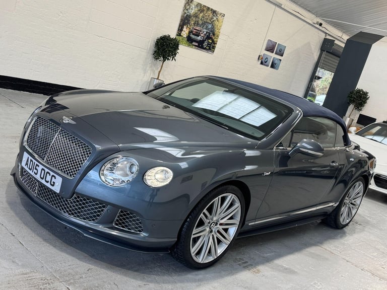 2015 Bentley Continental 6.0 W12 Speed 2dr Auto CONVERTIBLE PETROL Automatic
