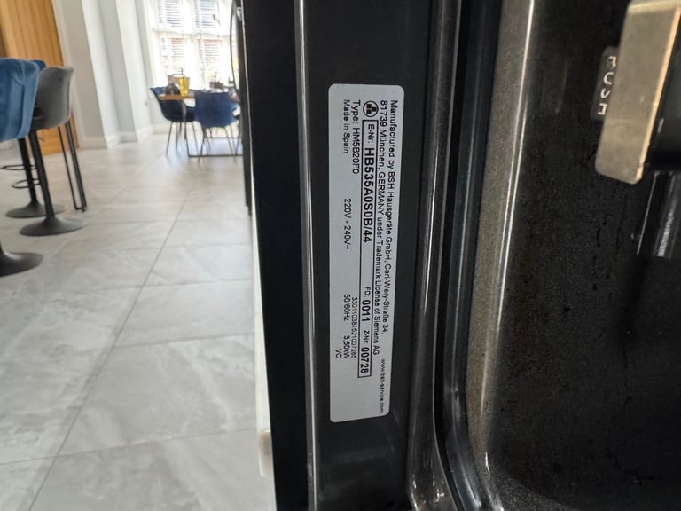 Large Matt Navy Kitchen Units + Appliances
