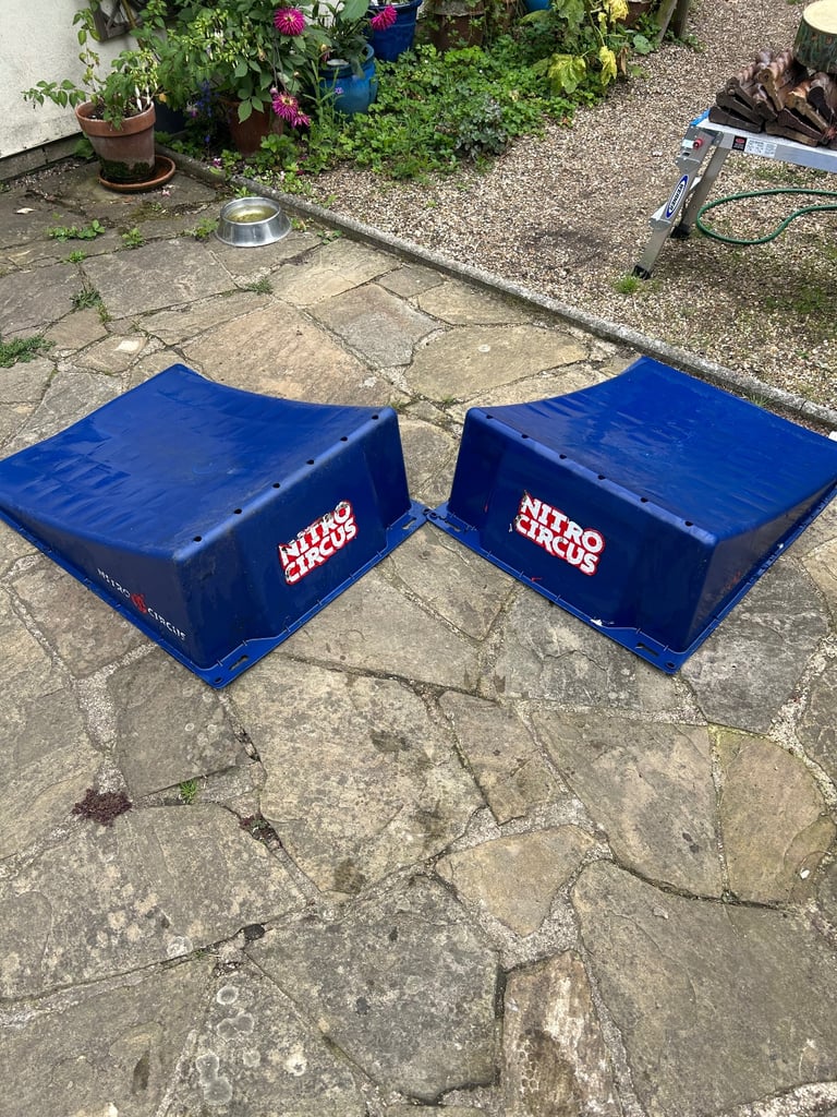 Nitro Circus Airbox Full Size Ramp Set For Scooters, BMX, Skateboards