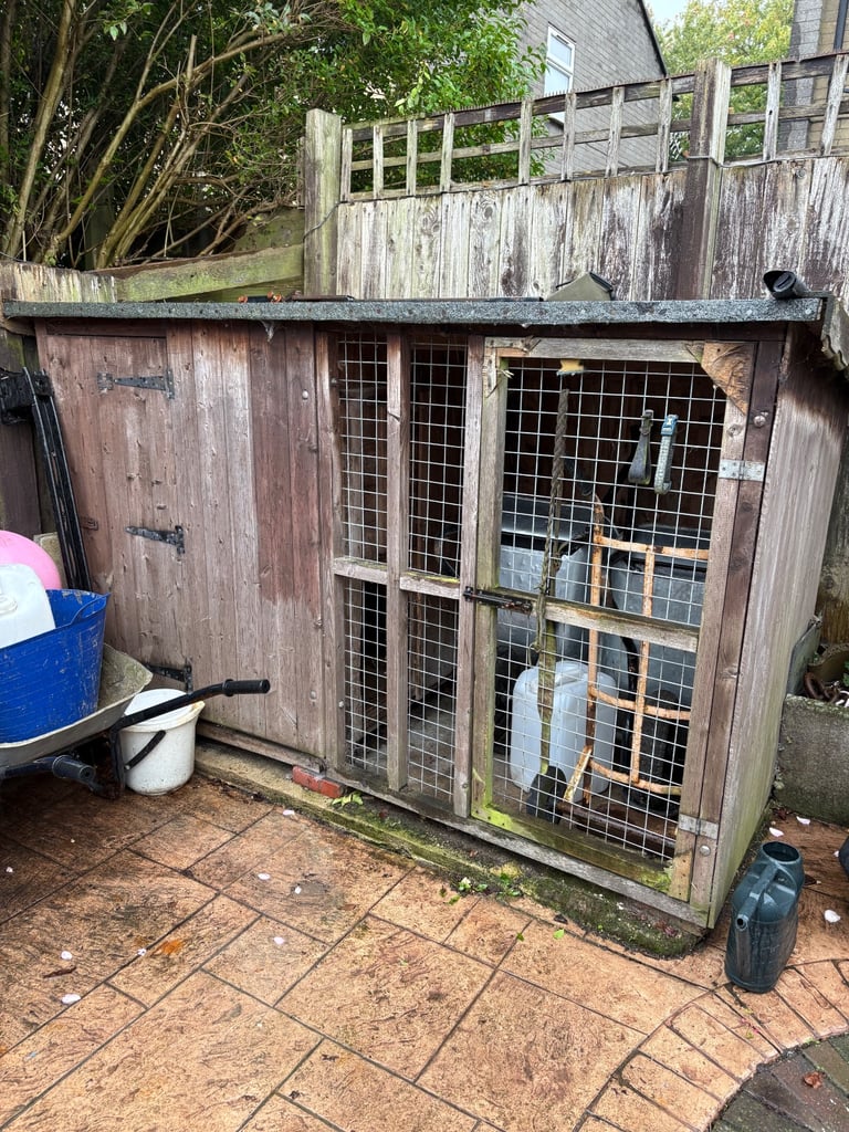 Dog kennel and run