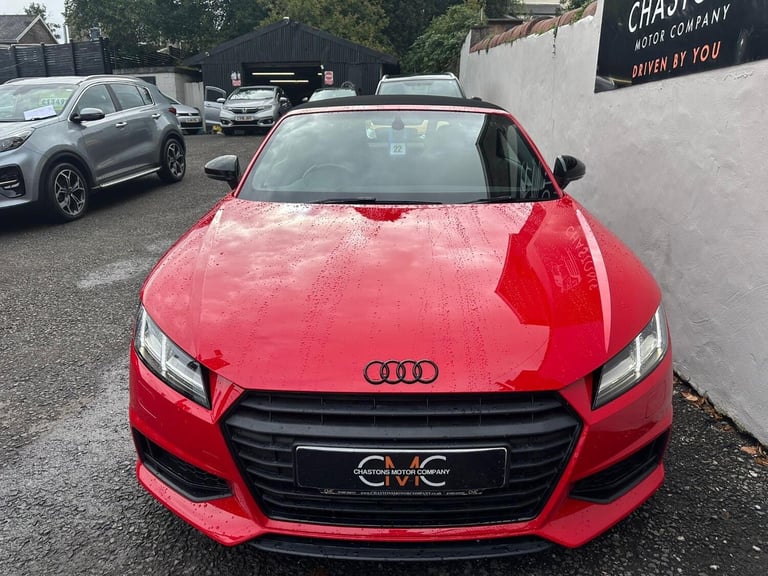 AUDI TT Convertible Red S-Line Black Edition Manual Petrol 2018