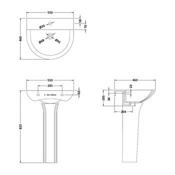 Harbour Acclaim Sink - 550mm Basin