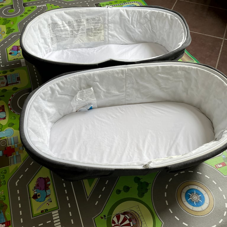 ICANDY ORANGE TWIN - DARK SLATE MARL PHANTOM TRAVEL SYSTEM - TWINS / TWO CHILDREN