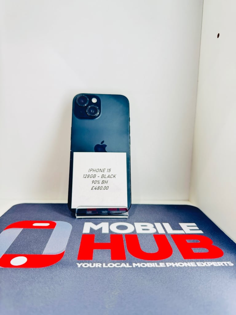 image for IPhone 15 - 128GB - Black - 90% Battery Health - Unlocked - Like New