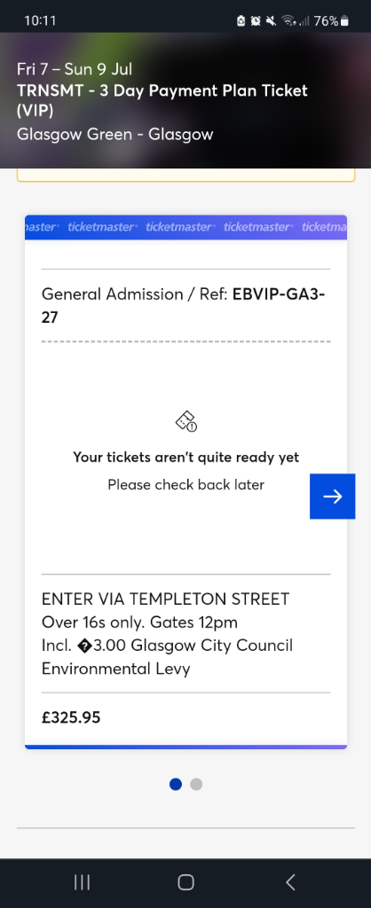 Transmit tickets VIP x2