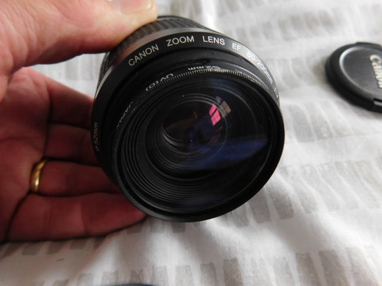 CANON EF ZOOM LENS 80-200MM  4.5 - 5.6 II MACRO LENS - JAPAN - 52MM DIA