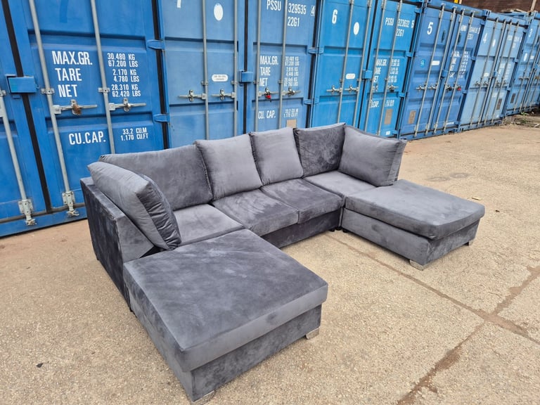 Grey U Shape Sofa 🛋 I CAN DELIVER 🚚 