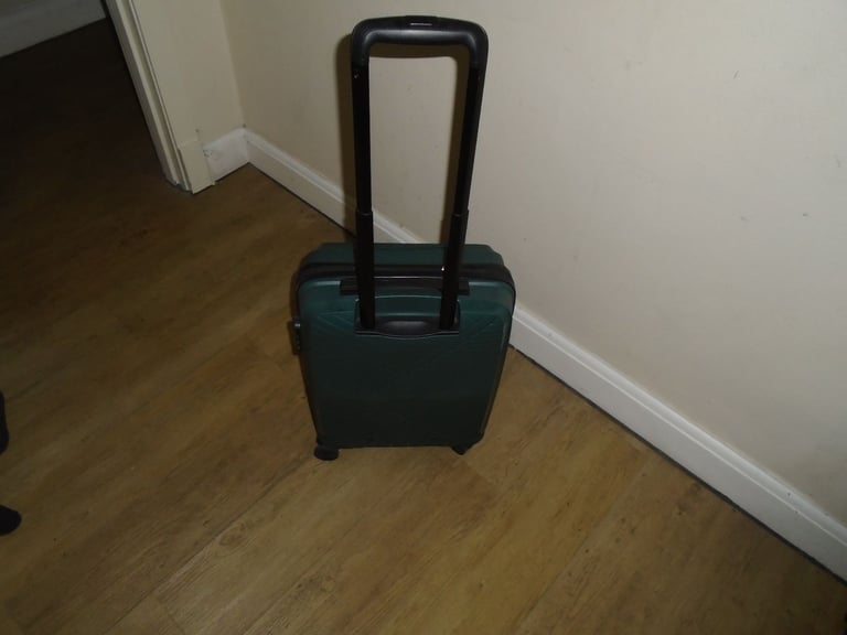 RACING GREEN SUITCASE / WITH LOCK /