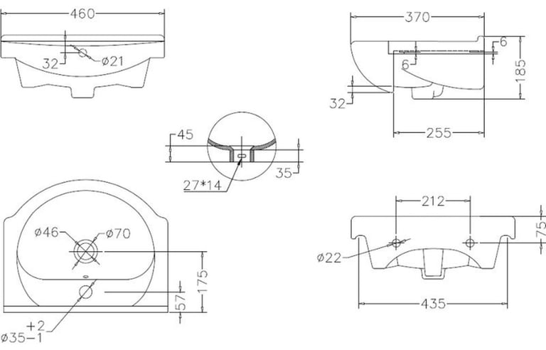 New White Vista Floor Standing Basin Unit and Mirror Pack 450mm RRP £175 Our Price £110