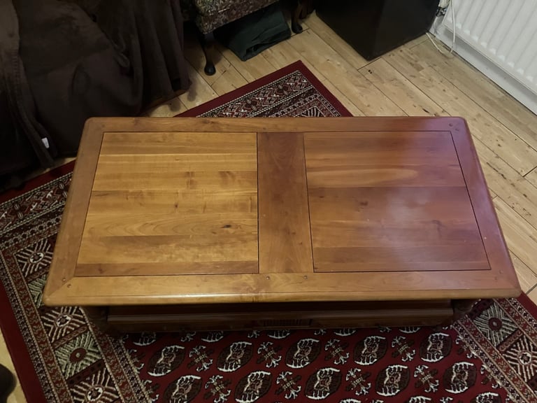 Wooden Rectangular Coffee Table