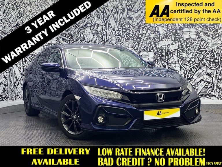 2020 Honda Civic 1.0 VTEC Turbo SR Hatchback 5dr Petrol Manual Euro 6 (s/s) (126 ps) Hatchback Pe...