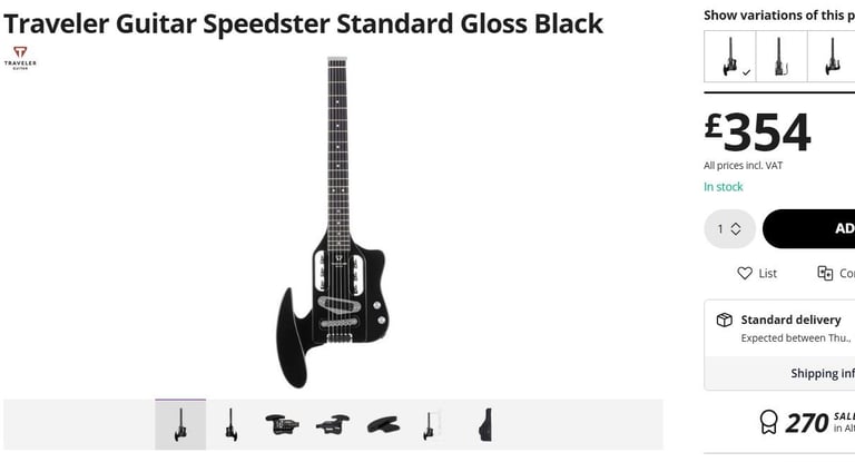 Traveler Speedster Guitar