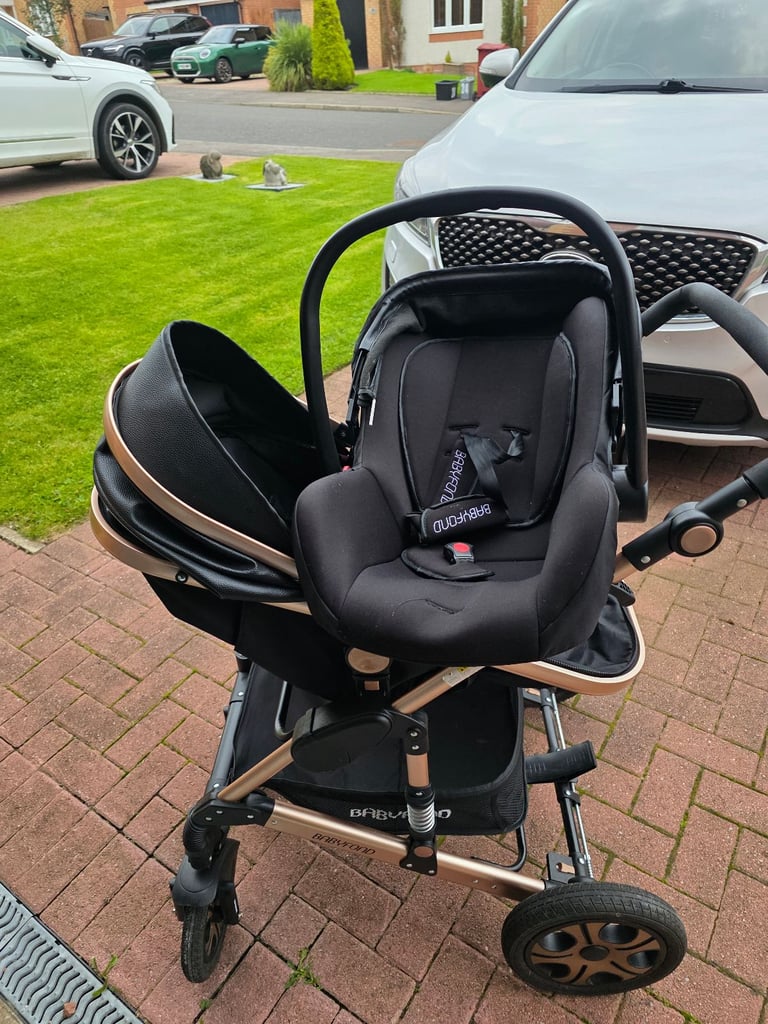 Stroller and car seat.
