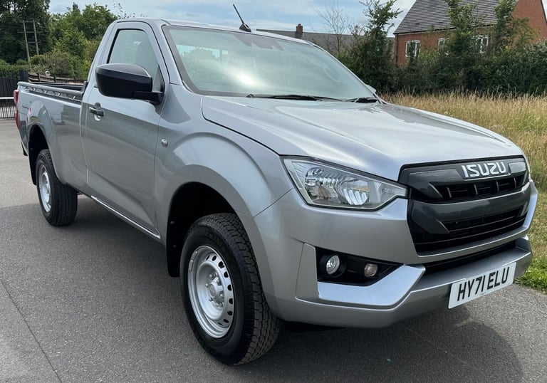 2022 Isuzu D-Max 1.9TD Silver Single Cab Pick Up 4x4 4WD Euro 6 *24,810 Miles* 
