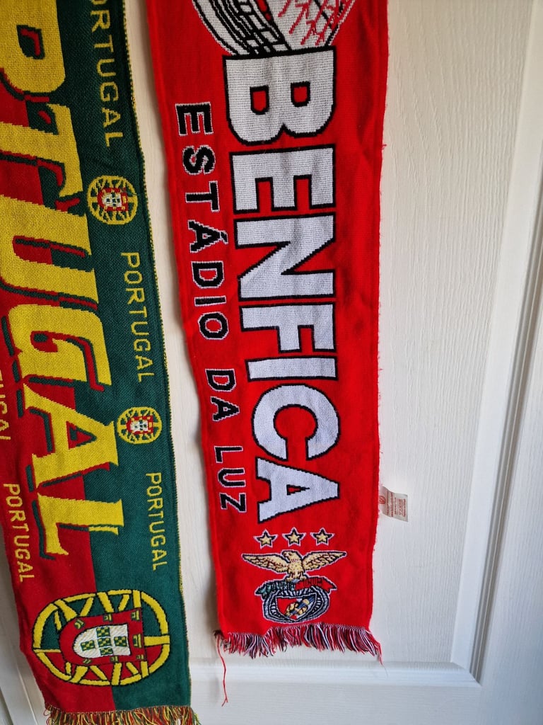 BENFICA AND PORTUGAL SCARFS 