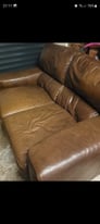 2 seater leather sofa - free