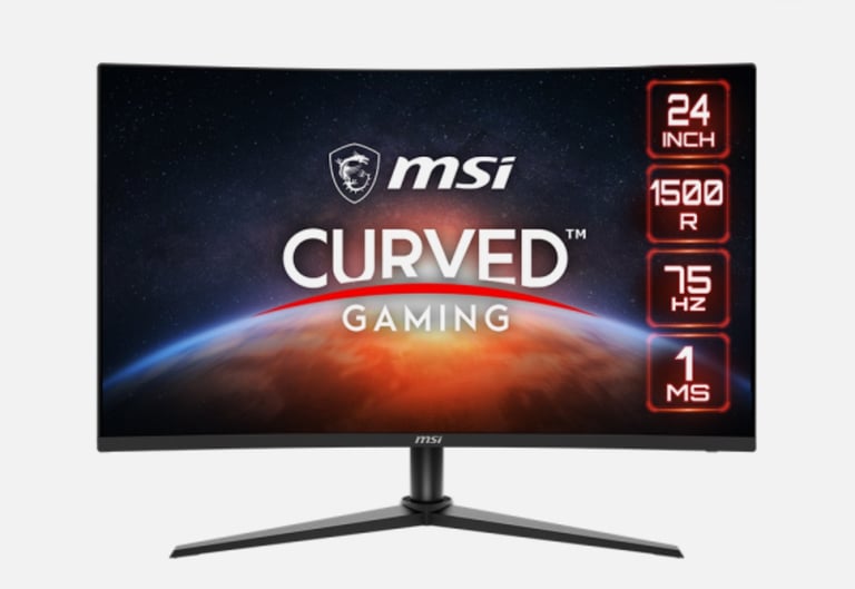 image for MSI monitor G243CV Curved Gaming display (used but good condition)