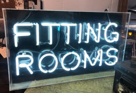Neon Fitting Room Sign