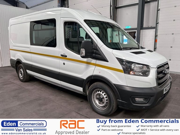image for 2022 22 FORD TRANSIT 2.0 350 ECOBLUE DIESEL MANUAL FWD WELFARE CREW VAN
