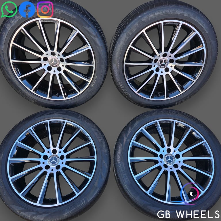 Genuine Mercedes GLC 20" Turbine Alloy Wheels AMG A2534012700 ML Night Edition