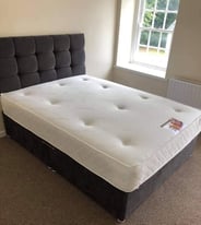 Divan Beds with headboard and mattress 