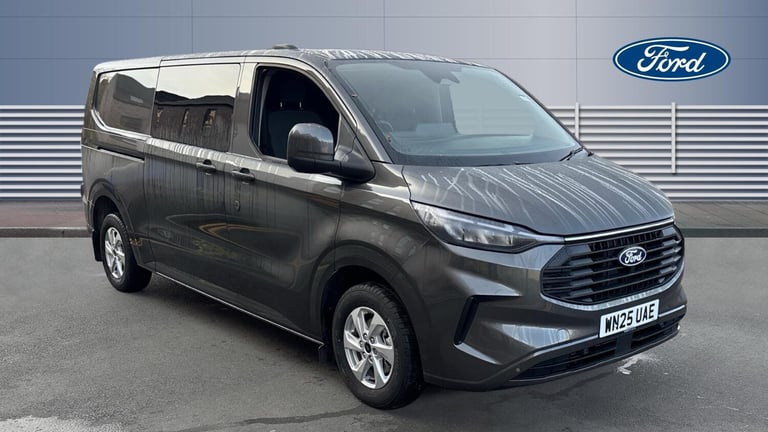 2025 Ford Transit Custom 320 L2 Diesel Fwd 2.0 EcoBlue 136ps H1 Double Cab Van Limited Auto Crew ...