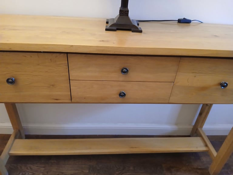 image for Oak Console Table