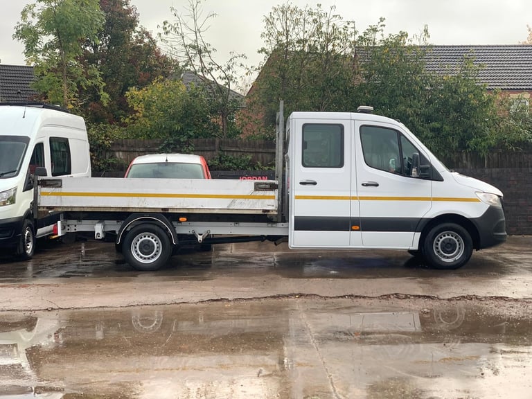 2021 MERCEDES BENZ SPRINTER 314 RWD ALLOY BODY DOUBLE / CREW CAB TIPPER 1 OWNER