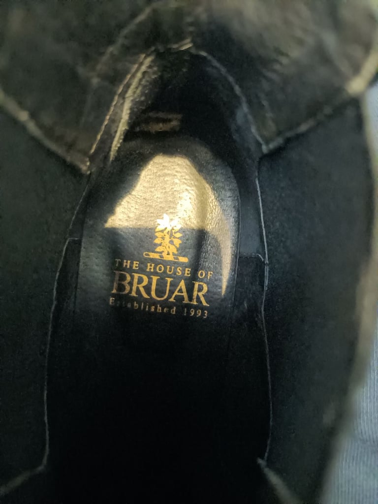 House of Bruar patent ankle boots 
